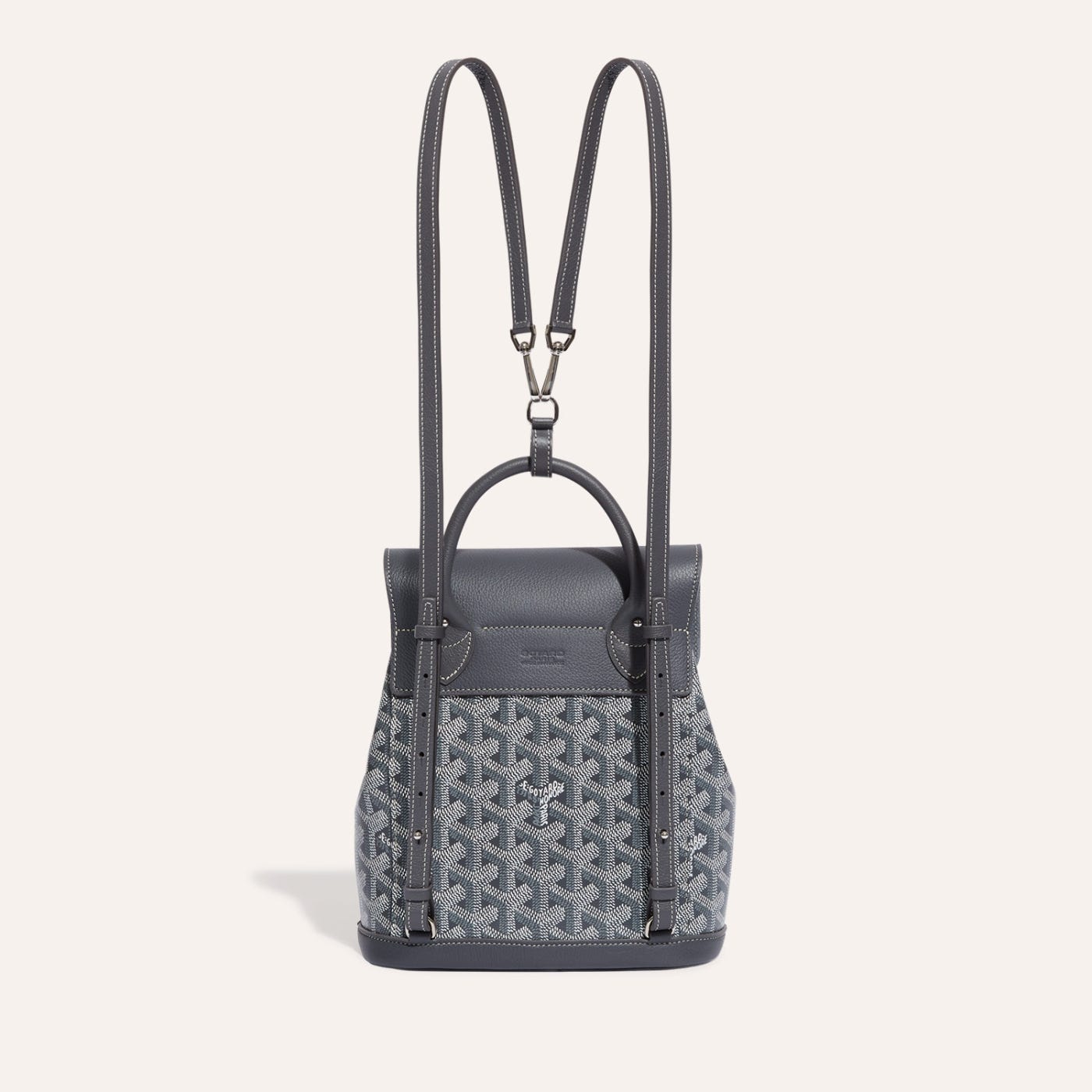 Goyard Alpin Mini Backpack Grey - Image 3